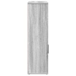 Berkfield Home Bookcase Grey Sonoma 60x24x85 cm Engineered Wood - Size: 60 x 24 x 85 cm - thumbnail 6