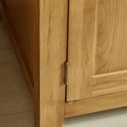 Cheshire Premium Kingsley 2 Door Wardrobe in Waxed Oak in Light Oak - thumbnail 6
