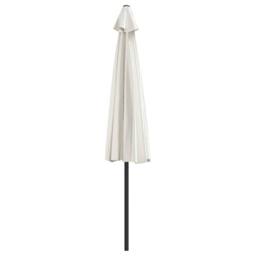 Berkfield Home Balcony Parasol with Aluminium Pole Sand 300x155 cm Half in Beige - thumbnail 5