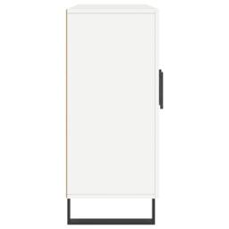 Berkfield Home Sideboard White 90x34x80 cm Engineered Wood - Size: 90 x 34 x 80 cm - thumbnail 7