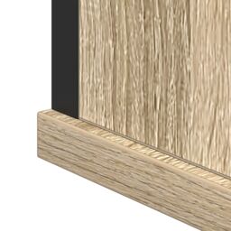 Berkfield Home 3 Piece Bathroom Furniture Set Sonoma Oak Engineered Wood in Beige - thumbnail 9