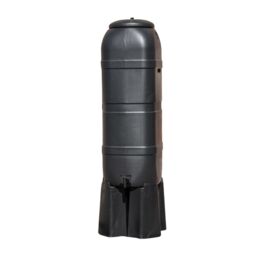 Samuel Alexander Strata 100 Litre Slimline Garden Water Butt with Filter Kit & Stand in Black - thumbnail 9