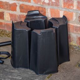 Samuel Alexander Strata 100 Litre Slimline Garden Water Butt with Filter Kit & Stand in Black - thumbnail 3
