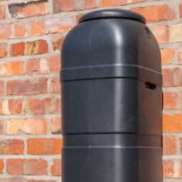 Samuel Alexander Strata 100 Litre Slimline Garden Water Butt with Filter Kit & Stand in Black - thumbnail 5