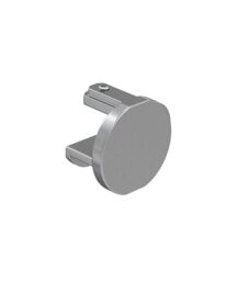 New Edge Blinds 28mm Styleline Gliding Curtain Pole Set with End Cap - Silver - Size: 480 cm - thumbnail 3