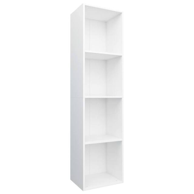 Berkfield Home Book Cabinet/TV Cabinet White 36x30x143 cm Engineered Wood - Size: 36 x 30 x 143 cm - image 1