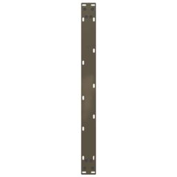 Berkfield Home Coffee Table Legs U-Shaped 2 pcs Natural Steel 70x(42-43) cm Steel in Brown - thumbnail 7