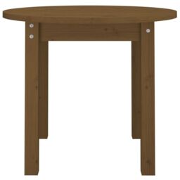 Berkfield Home Coffee Table Honey Brown Ã˜ 55x45 cm Solid Wood Pine - thumbnail 5