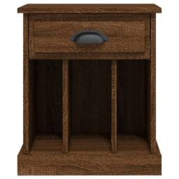 Berkfield Home Elegant Bedside Cabinets 2 pcs Brown Oak 43x36x50 cm - Size: 43 x 36 x 50 cm - thumbnail 8