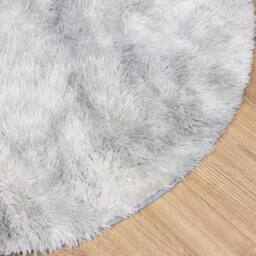 Berkfield Home Shaggy Rug High Pile NAVARRA Silver Grey 300x200 cm Polyester - Size: Medium - thumbnail 4