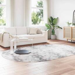 Berkfield Home Shaggy Rug High Pile NAVARRA Silver Grey 300x200 cm Polyester - Size: Medium - thumbnail 3