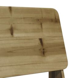 Berkfield Home Garden Chair 60x64x70.5 cm Impregnated Wood Pine in Brown - thumbnail 7