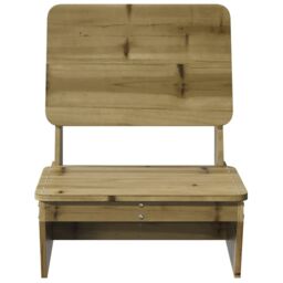 Berkfield Home Garden Chair 60x64x70.5 cm Impregnated Wood Pine in Brown - thumbnail 3
