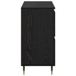 Berkfield Home Sideboard with Storage with Door Black 60 x 35 x 70 cm Engineered wood - thumbnail 7