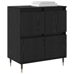 Berkfield Home Sideboard with Storage with Door Black 60 x 35 x 70 cm Engineered wood - thumbnail 3