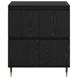 Berkfield Home Sideboard with Storage with Door Black 60 x 35 x 70 cm Engineered wood - thumbnail 6
