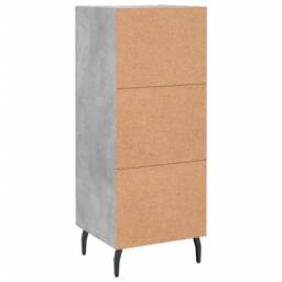 Berkfield Home Sideboard Concrete Grey 34.5x34x90 cm Engineered Wood - thumbnail 8