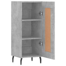 Berkfield Home Sideboard Concrete Grey 34.5x34x90 cm Engineered Wood - thumbnail 6