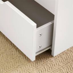 Nordara White Lift Top Wooden Coffee Table with 2 Large Storage Drawers - Size: 100 cm x 80 cm - thumbnail 3