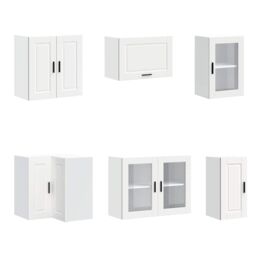 Berkfield Home 11 Piece Kitchen Cabinet Set Porto White Engineered Wood - thumbnail 5