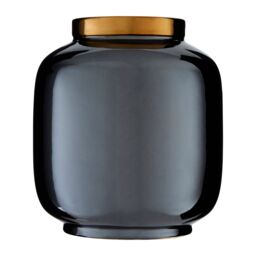Orsina Stellar Black Metallic Vase - thumbnail 1