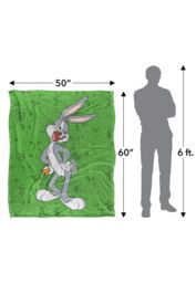 Warner Brothers Looney Tunes Officially Licensed Silky Touch Super Soft Throw Blanket 152 x 127 cm in White - thumbnail 5