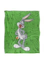 Warner Brothers Looney Tunes Officially Licensed Silky Touch Super Soft Throw Blanket 152 x 127 cm in White - thumbnail 1