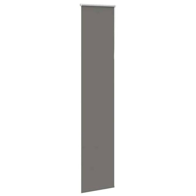 Berkfield Home Roller Blind Blackout Grey 40x210 cm Fabric Width 35.7 cm Polyester - image 1
