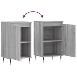 Berkfield Home Sideboard Grey Sonoma 40x35x70 cm Engineered Wood - Size: 40 x 35 x 70 cm - thumbnail 9