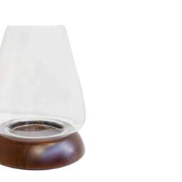 Lemon Pavilion Furniture and Decor Harvey Cylinder Lantern - Walnut - L21 x W21 x H28.5 cm - Brown - thumbnail 2