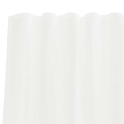 Berkfield Home Voile Curtains with Rod Pockets 2 pcs White - thumbnail 6