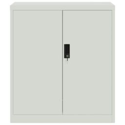 Berkfield Home File Cabinet Light Grey 79x40x90 cm Steel - Size: 79 x 40 x 90 cm - thumbnail 3