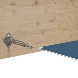 Berkfield Home Vertical Awning Blue 60x1000 cm Oxford Fabric - thumbnail 4