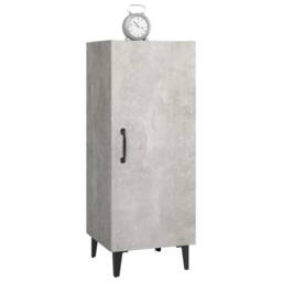 Berkfield Home Sideboard Concrete Grey 34.5x34x90 cm Engineered Wood - thumbnail 5