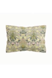 Morris & Co 'Hyacinth' Duvet Cotton Cover Set in Green - Size: Single - thumbnail 3
