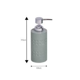Showerdrape Maison Green/White Bathroom Accessory Set- Soap Dispenser & Toothbrush in Green - thumbnail 4