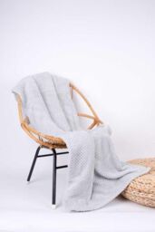 1000 Mile Grey Soft Cosy Fleece 130x160cm in Light Grey - Size: 130x160 cm - thumbnail 4