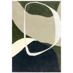 The Rug Shop UK Green Modern Easy to Clean Handmade Abstract Area Rug - Size: 160 cm x 230 cm - thumbnail 2