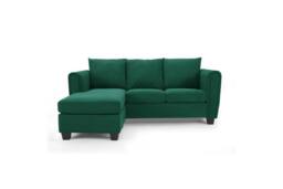 Home Detail Helana 3 Seater Sofa with Chaise in Dark Green - thumbnail 3