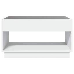 Berkfield Home Coffee Table with Infinity LED White 90x50x50 cm - Size: 90 x 50 x 50 cm - thumbnail 6