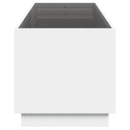 Berkfield Home Coffee Table with Infinity LED White 90x50x50 cm - Size: 90 x 50 x 50 cm - thumbnail 7