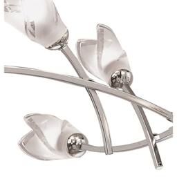 Netlighting Pietra Pendant 4 Arm 8 Light G9 Polished Chrome in Silver - thumbnail 5