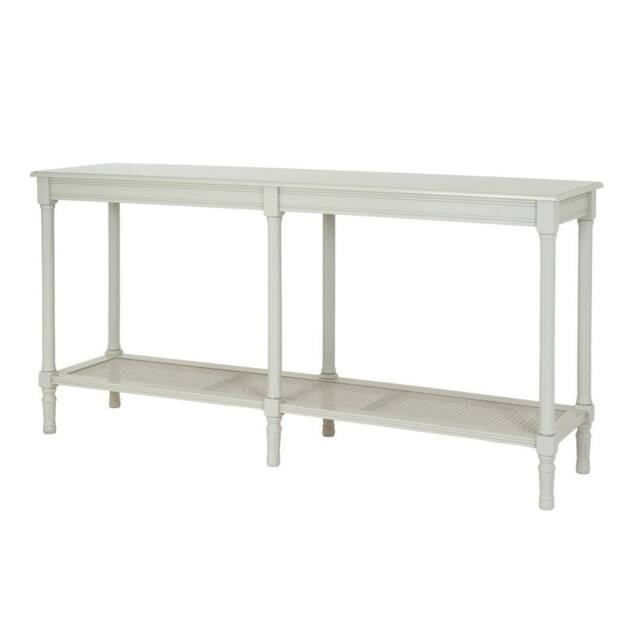 Lemon Pavilion Furniture and Decor Belmont Rattan Collection Large Console Table - L40xW160xH80 cm White