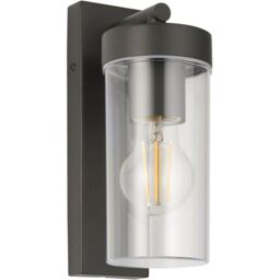 Loops 4 PACK Modern Outdoor IP44 Wall Lantern Light - 15W E27 GLS LED - Dimmable - thumbnail 4