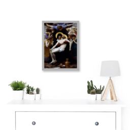 William Adolphe Bouguereau Pieta Jesus Mary Christian Artwork Framed Wall Art Print A4 - thumbnail 3