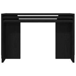 Berkfield Home Nesting Tables 3 pcs Black Engineered Wood - thumbnail 4