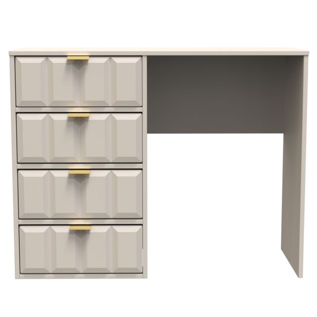 Ready Assembled 2 U Metro 4 Drawer Vanity (Ready Assembled) in Taupe - Size: Medium - image 1