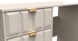 Ready Assembled 2 U Metro 4 Drawer Vanity (Ready Assembled) in Taupe - Size: Medium - thumbnail 8