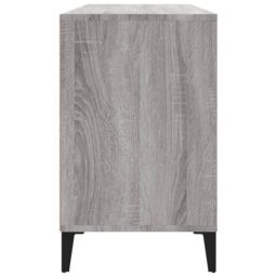 Berkfield Home Shoe Cabinet Grey Sonoma 102x36x60 cm Engineered Wood - Size: 102 x 36 x 60 cm - thumbnail 6