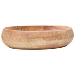 Berkfield Home Countertop Basin Brown Oval 59x40x15 cm Ceramic - Size: 59 x 40 x 15 cm